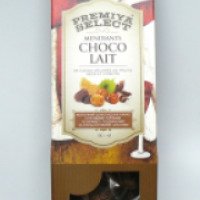 Молочный шоколад Premiya Select "Mendiants Choco Lait"