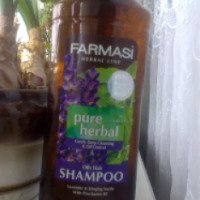 Шампунь FARMASI "Pure Herbal" для жирных волос