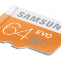 Карта памяти Samsung EVO MicroSDXC 64Gb Class10 UHS-I (U1)