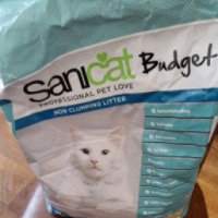 Впитывающий наполнитель для кошачьего туалета Sanicat Budget
