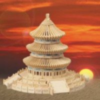 Сборная деревянная модель Wooden Toys "Храм неба" Р075