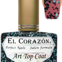 Верхнее покрытие для ногтей El Corazon "Art Top Coat"