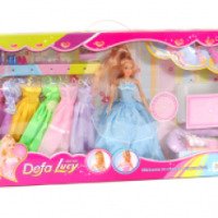 Кукла с набором платьев и аксессуаров "Defa Lucy"