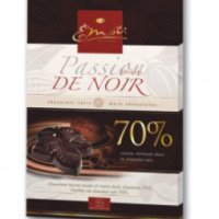 Шоколадные конфеты Emoti 70% какао из горького шоколада