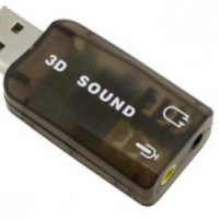 USB звуковая карта 3D Sound