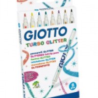 Фломастеры Giotto Turbo Glitter