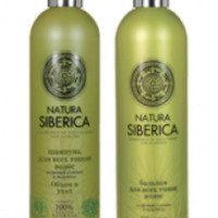 Шампунь и бальзам для всех типов волос Natura Siberica "Объем и уход"