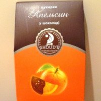 Шоколадные конфеты ручной работы Shoud'e "Апельсин в шоколаде"