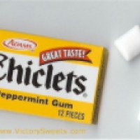 Жевательная резинка Chiclets peppermint gum