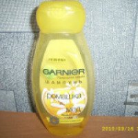 Шампунь+ бальзам ополаскиватель Garnier "Ромашка и мед" для светлых волос