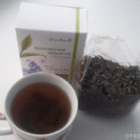 Крупнолистовой зеленый чай "С Васильком" Green Mama