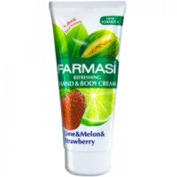 Крем для рук и тела Farmasi Hand & Body Cream Lime с экстрактом лайма, дыни и клубники