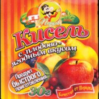 Кисель Перцов с плодово-ягодным вкусом быстрого приготовления