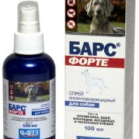 Спрей инсектоакарицидный АВЗ "Барс Форте" для собак