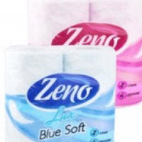 Бумага туалетная Zeno Lux Blue Soft