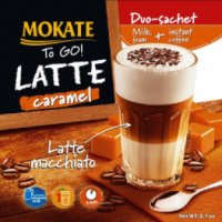 Кофе натуральный растворимый Mokate Caramel latte