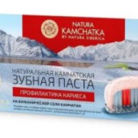 Зубная паста Natura Siberica Natura Kamchatka "Профилактика кариеса" на вулканической соли Камчатки