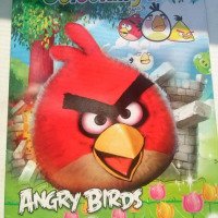 Раскраска Colouring Book Angry birds