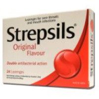 Леденцы Strepsils от боли в горле и кашля