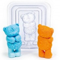 Пластиковая форма для мыла Хобби Групп "Мишка Тедди 3Д"