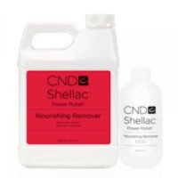 Жидкость для удаления гибрида гель лака и биогеля CND Shellac Nourishing Remover