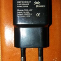 Сетевое зарядное устройство Florence TC20-USB