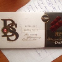 Шоколад BS DARK 82% горький шоколад