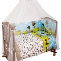 Бортики для детской кроватки Сонный гномик "Каникулы"
