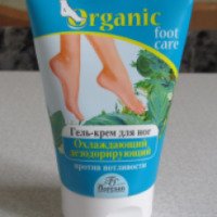 Дезодорирующий охлаждающий гель-крем для ног Floresan "Organic" против потливости