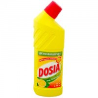 Чистящее средство DOSIA гель с дезинфицирующим и отбеливающим эффектом