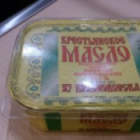Масло крестьянское сливочное Красноборский маслодельный завод 72,5%