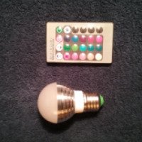 Цветная светодиодная лампа с пультом AliExpress "MAGIC LIGHTING"