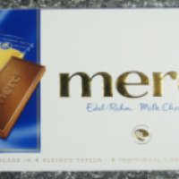 Шоколад молочный Storck Merci