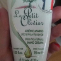 Крем для рук ультрапитательный с маслом оливы "Le Petit Olivier"
