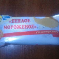 Молочный продукт термизированный взбитый в вафельном изделии Дмитровский молочный завод "Теплое мороженое"