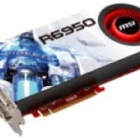 Видеокарта MSI Radeon HD 6950 (R6950 Twin Frozr II) 2048 МБ 256bit GDDR5