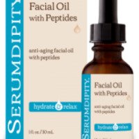 Масло для лица с пептидами Facial oil with peptides Serumdipity