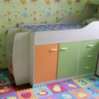 Детская односпальная кровать BTS мебель "Минимакс"