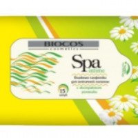 Влажные салфетки для интимной гигиены Biocos Cosmetics Spa intime