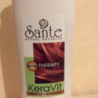 Шампунь Sante для укрепления и роста волос кератин + витамины