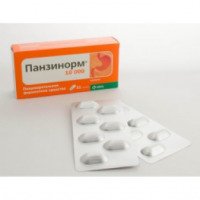 Пищеварительный ферментный препарат KRKA "Панзинорм 10000"