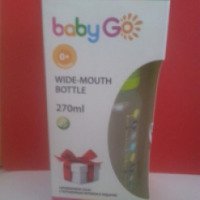 Бутылочка для кормления Baby Go с широким горлом