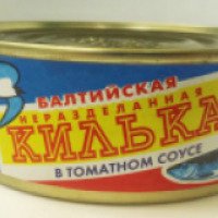 Консервы Балтийский консервный завод Кильки в томатном соусе "Трал Флот"