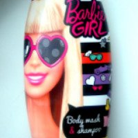 Детский шампунь и гель для душа URODA Kids Barbie Girl
