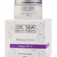 Коллагеновый укрепляющий крем Dr. Sea SPF 15
