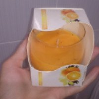 Ароматизированная свеча Bispol "Апельсиновая ваниль"
