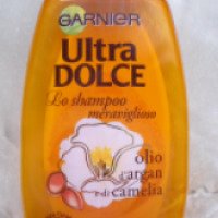 Шампунь Garnier Ultra Dolce "Масло арганы и камелия"