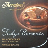Шоколад молочный Thorntons с помадкой "Fudge Brownie"