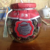 Чай "Конфуций" оолонг с розой китайский зеленый