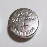 Алкалиновые дисковые элементы питания Sun King AG13